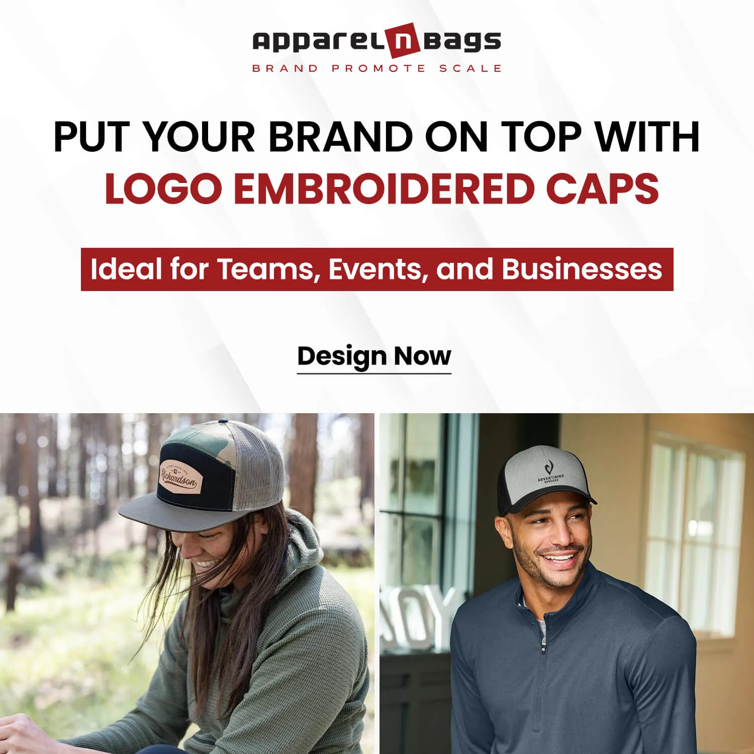 Put Your Brand on Top with Logo Embroidered Caps