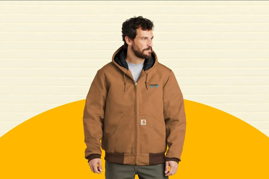 Quilted Flannel Lined Duck Active Jacket