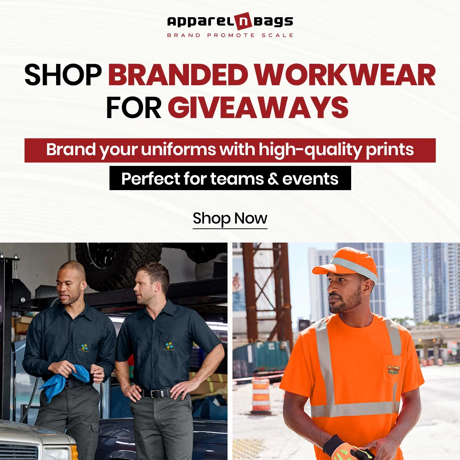 Shop Branded Workwear for Giveaways 