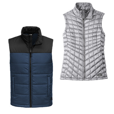 the north face vests