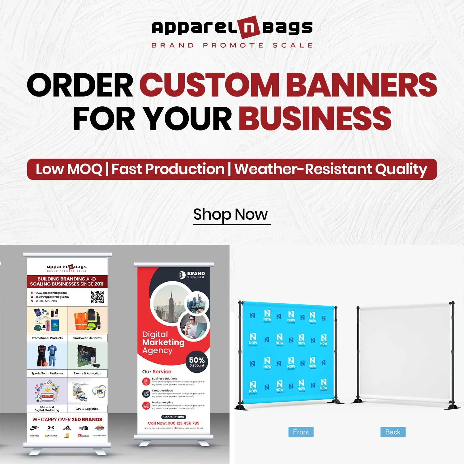 types of banner