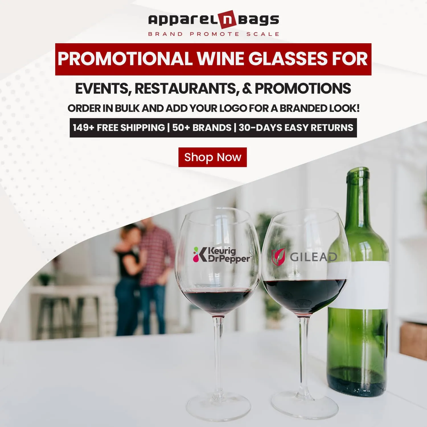 Promotional Wine Glasses for Events, Restaurants, & Promotions