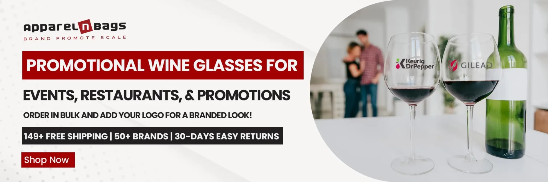 Promotional Wine Glasses for Events, Restaurants, & Promotions
