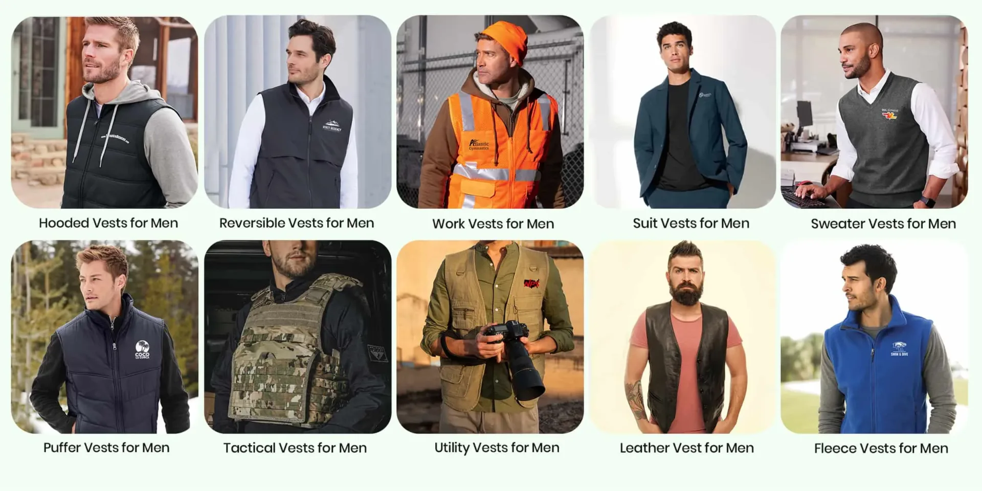 Types of Vests for Men