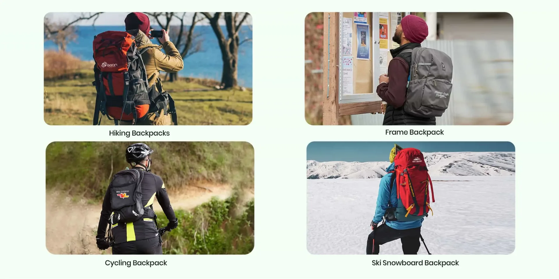 Sports & Outdoor Backpack Types
