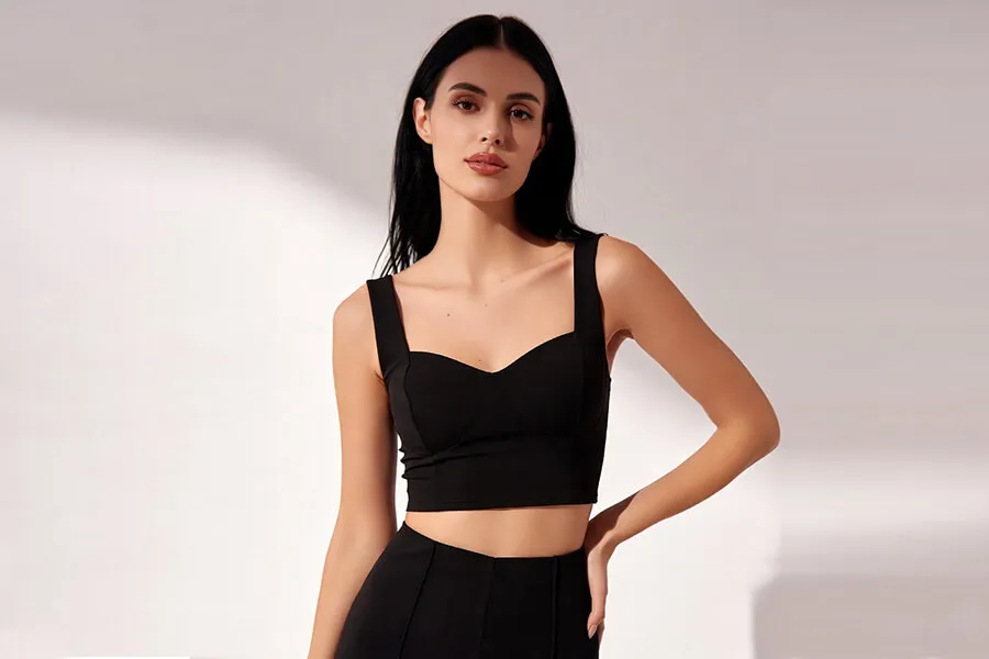 Shop Sweetheart Neck Crop Top