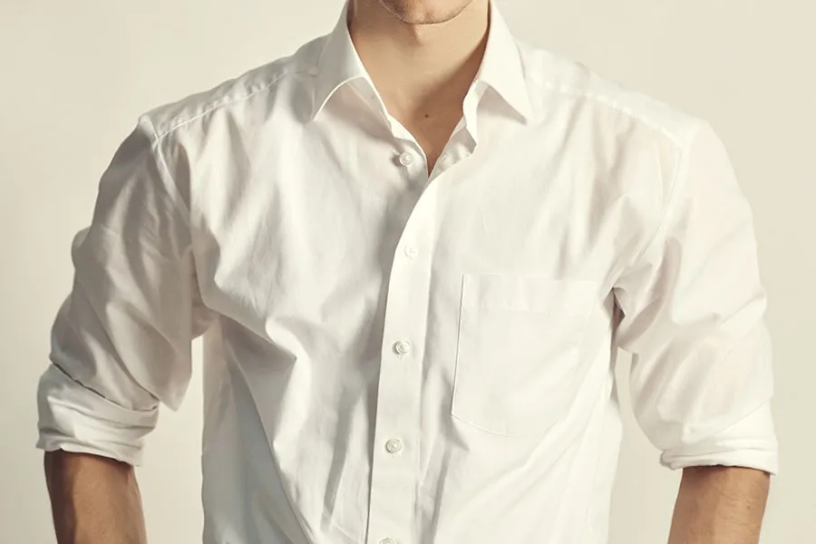 Semi-Spread Collar Dress Shirt Semi-Spread Collar Dress Shirt