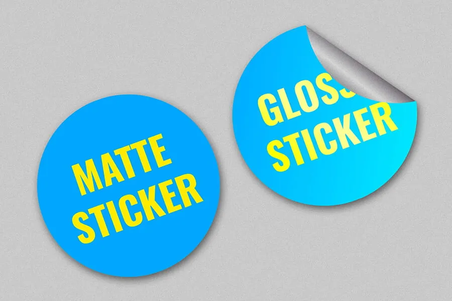 matte stickers