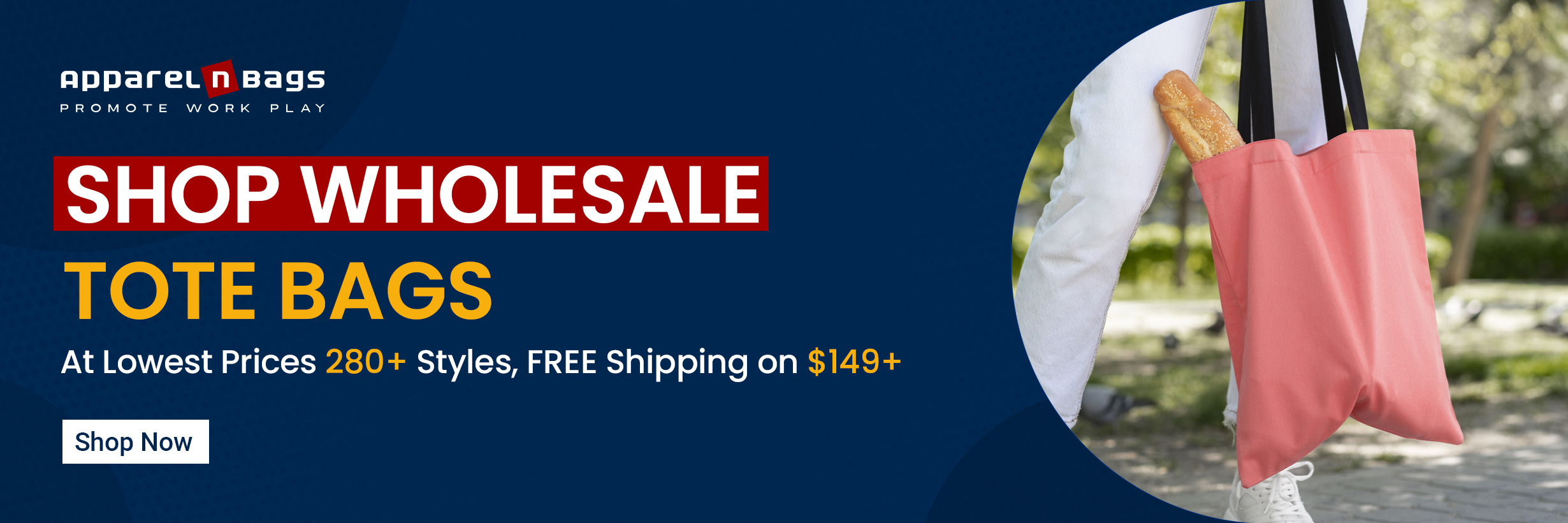 shop wholesale tote bags
