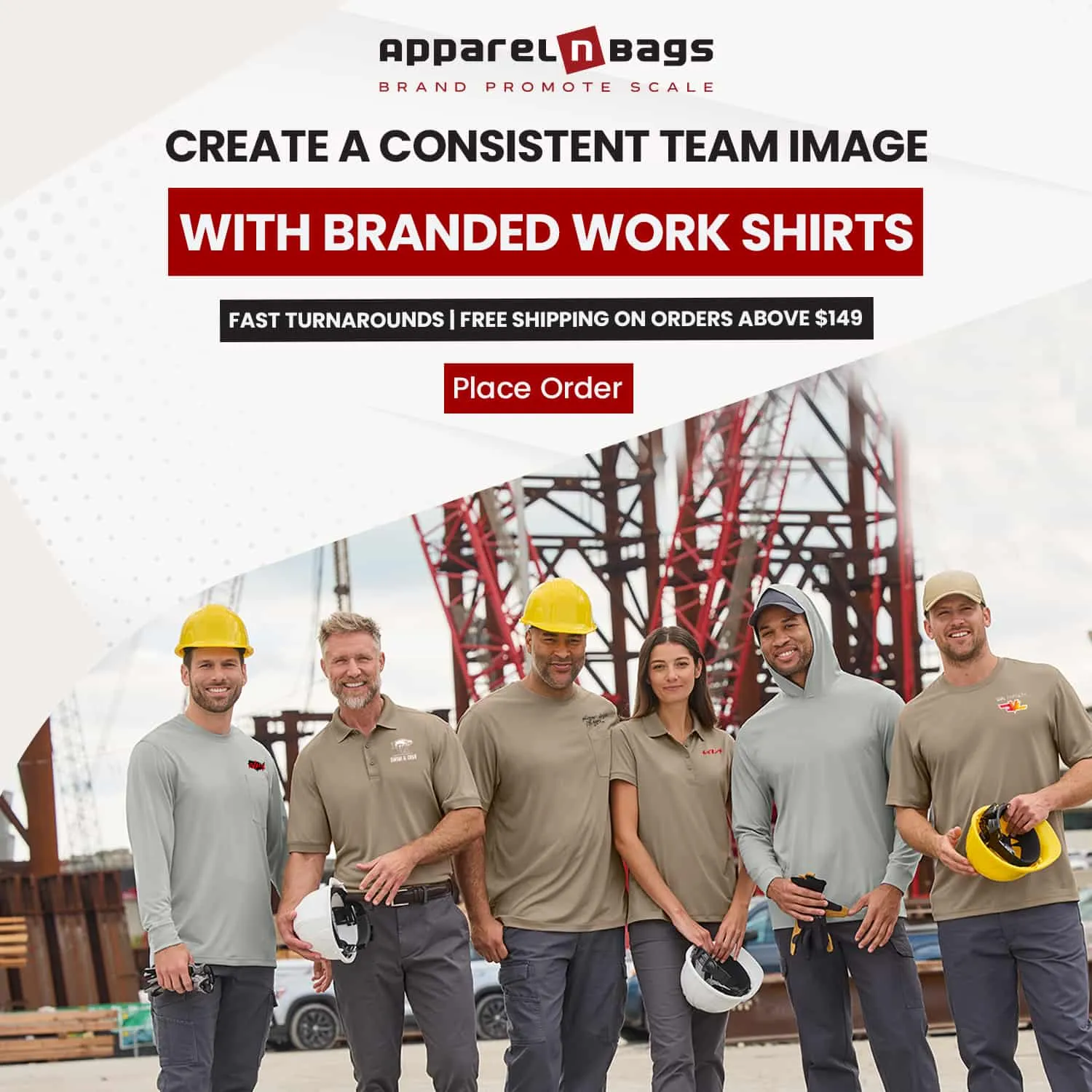 Create a Consistent Team Image with Branded Work Shirts Create a Consistent Team Image with Branded Work Shirts