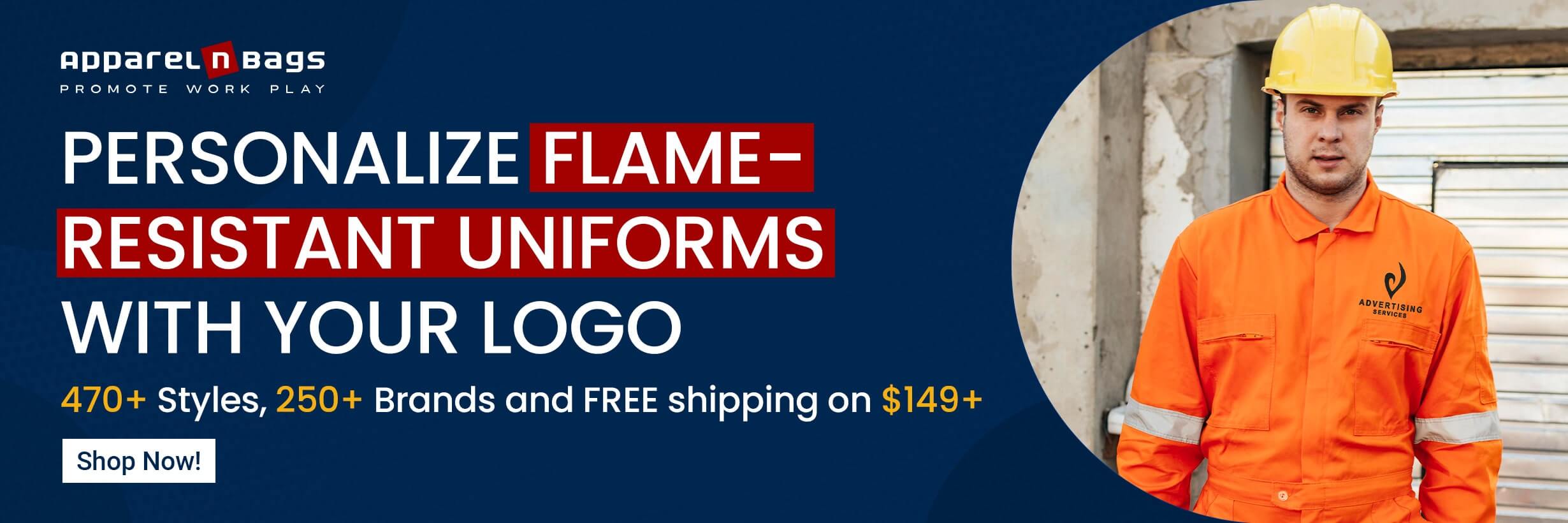 personalize flame resistant uniforms
